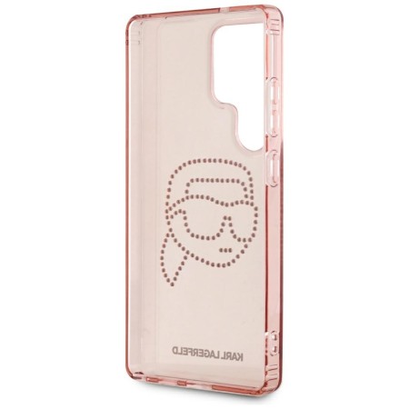 Husa pentru Samsung Galaxy S25 Ultra - Karl Lagerfeld IML Luxury - Pink Karl Head