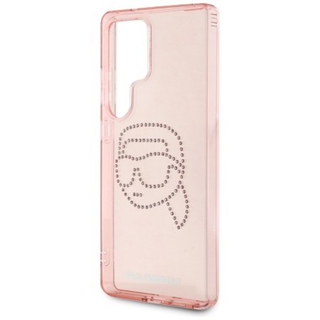 Husa pentru Samsung Galaxy S25 Ultra - Karl Lagerfeld IML Luxury - Pink Karl Head