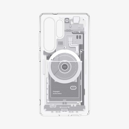 Husa pentru Samsung Galaxy S25 Ultra - Spigen Ultra Hybrid Zero One MagSafe - White