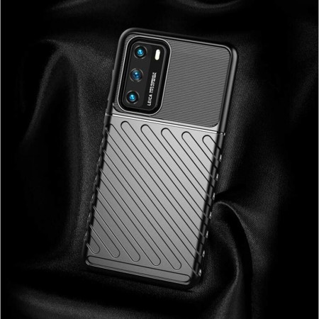 Techsuit - Thunder Flex - Huawei P40 - Black