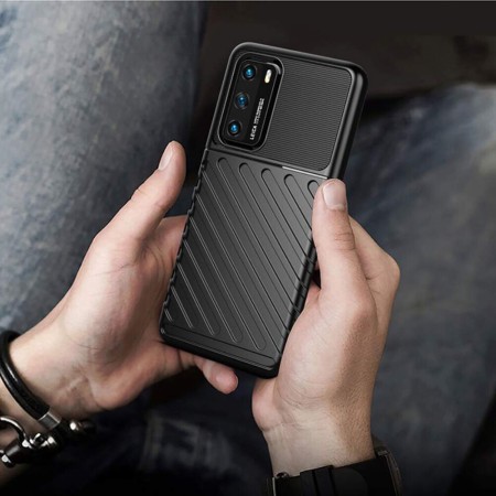 Techsuit - Thunder Flex - Huawei P40 - Black