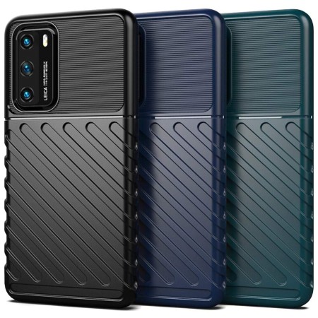 Techsuit - Thunder Flex - Huawei P40 - Black