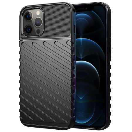 Techsuit - Thunder Flex - iPhone 12 / 12 Pro - Black