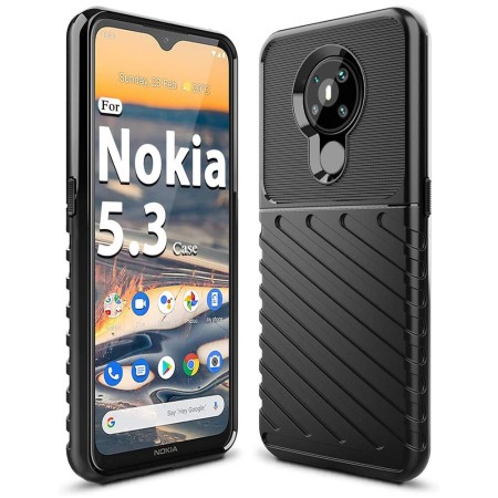 Techsuit - Thunder Flex - Nokia 5.3 - Black