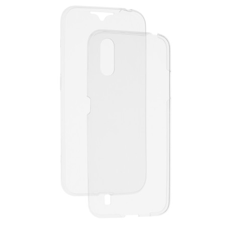 Techsuit - Clear Silicone 360 (bulk) - Samsung Galaxy A01 - Transparent