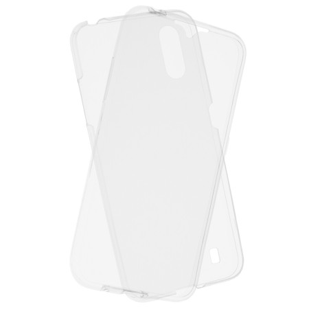 Techsuit - Clear Silicone 360 (bulk) - Samsung Galaxy A01 - Transparent