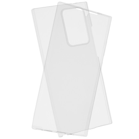 Techsuit - Clear Silicone 360 (bulk) - Samsung Galaxy Note 20 Ultra - Transparent