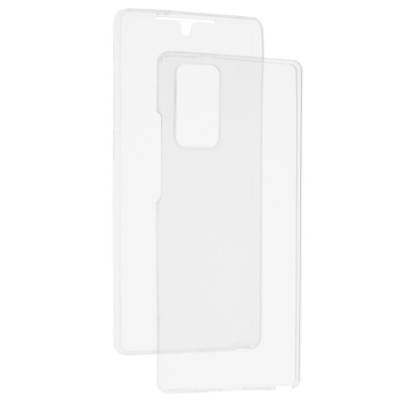 Techsuit - Clear Silicone 360 (bulk) - Samsung Galaxy Note 20 - Transparent