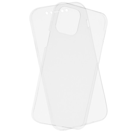 Techsuit - Clear Silicone 360 (bulk) - iPhone 12 / 12 Pro - Transparent