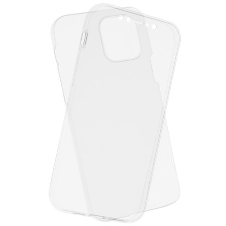 Techsuit - Clear Silicone 360 (bulk) - iPhone 12 / 12 Pro - Transparent