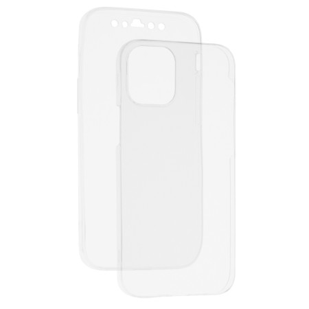 Techsuit - Clear Silicone 360 (bulk) - iPhone 12 Mini - Transparent