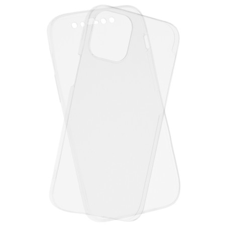 Techsuit - Clear Silicone 360 (bulk) - iPhone 12 Mini - Transparent