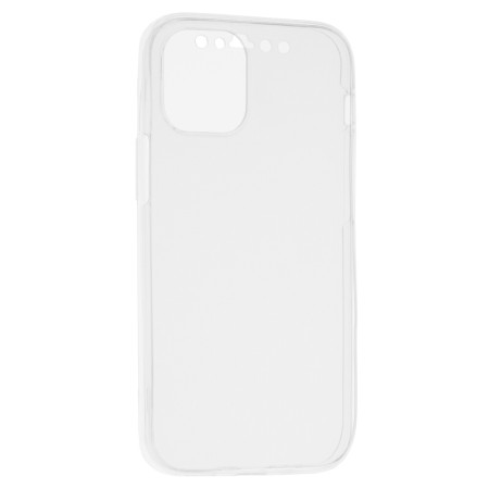 Techsuit - Clear Silicone 360 (bulk) - iPhone 12 Mini - Transparent