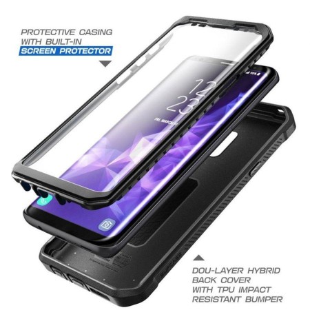 Husa pentru Samsung Galaxy S9 Plus - Supcase Unicorn Beetle Pro - Black