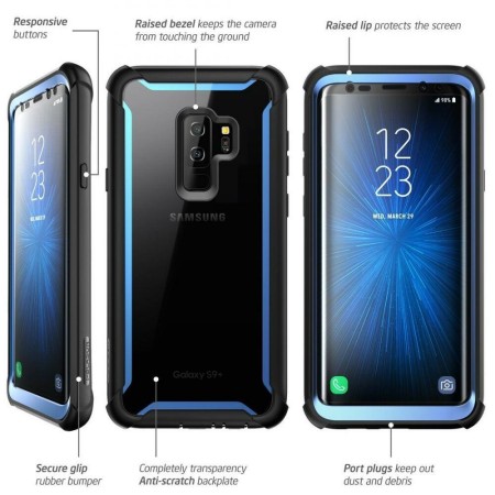 i-Blason Ares - Samsung Galaxy S9 Plus - Black/Blue