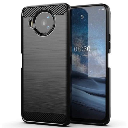 Techsuit - Carbon Silicone - Nokia 8.3 5G - Black