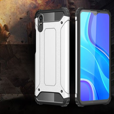 Husa pentru Xiaomi Redmi 9A / Redmi 9AT - Techsuit Hybrid Armor - Black