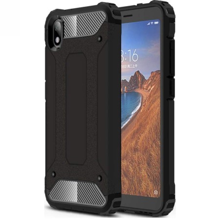 Husa pentru Xiaomi Redmi 7A - Techsuit Hybrid Armor - Black