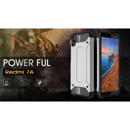 Husa pentru Xiaomi Redmi 7A - Techsuit Hybrid Armor - Black