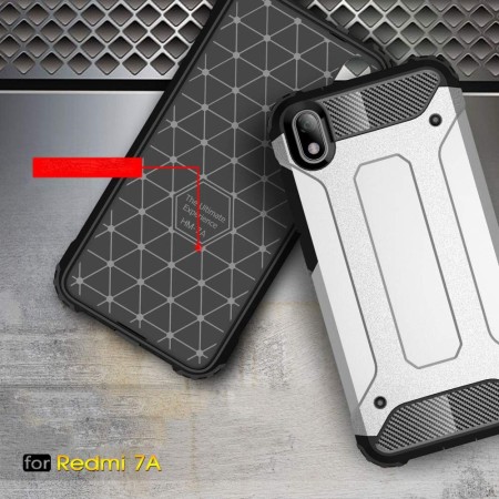 Husa pentru Xiaomi Redmi 7A - Techsuit Hybrid Armor - Black