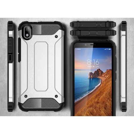 Husa pentru Xiaomi Redmi 7A - Techsuit Hybrid Armor - Black