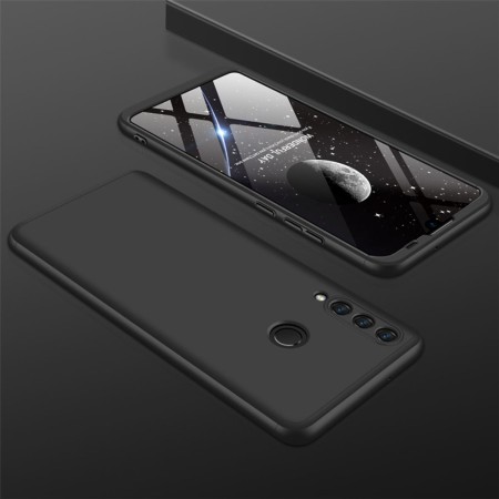 Husa pentru Huawei Y6p + Folie - GKK 360 - Black