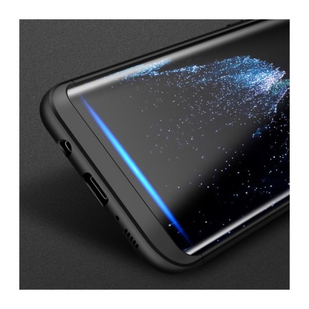 Husa pentru Samsung Galaxy S8 Plus + Folie - GKK 360 - Black