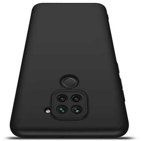 Husa pentru Xiaomi Redmi Note 9 / Redmi 10X 4G + Folie - GKK 360 - Black