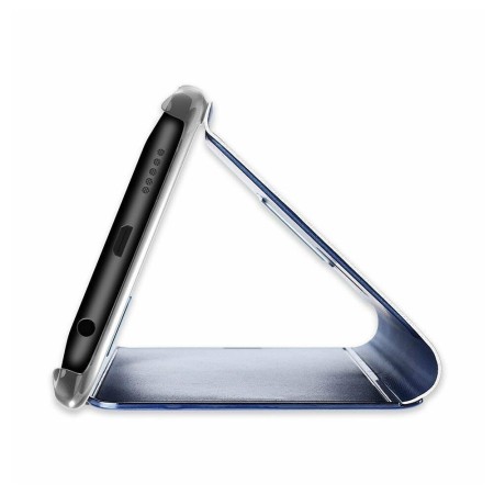 OEM - Clear Standing Cover - Samsung Galaxy A40 - Black