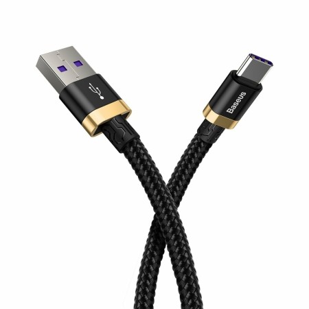 Baseus - Purple Gold Red HW Flash Charge Cable USB For Type-C 40W 2m - Gold Black