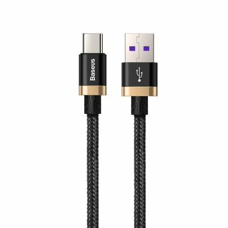 Baseus - Purple Gold Red HW Flash Charge Cable USB For Type-C 40W 2m - Gold Black