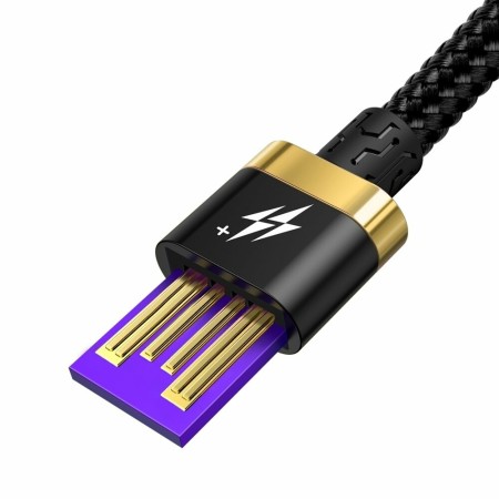 Baseus - Purple Gold Red HW Flash Charge Cable USB For Type-C 40W 2m - Gold Black