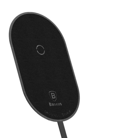 Baseus - Microfiber Wireless Charging Receiver (For Type-C) - Black