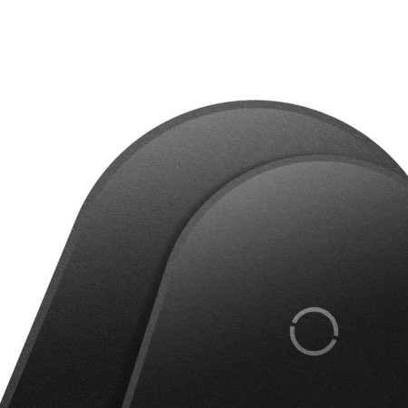 Baseus - Microfiber Wireless Charging Receiver (For Type-C) - Black