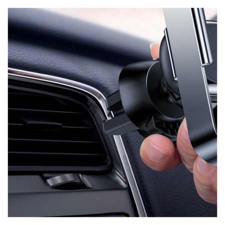 Baseus - Mini Electric Car Holder - Black