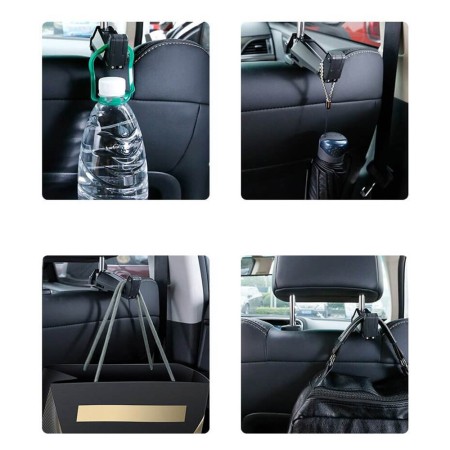 Baseus - Backseat Vehicle Phone Holder Hook - Khaki