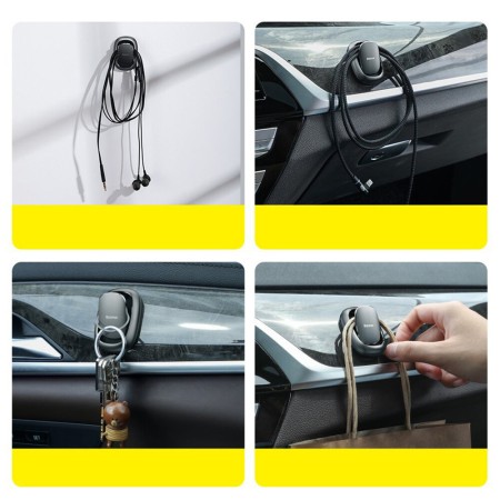 Baseus - Beetle Vehicle Hook - Dark grey