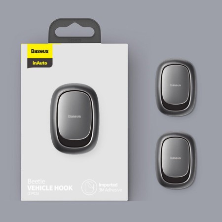 Baseus - Beetle Vehicle Hook - Dark grey