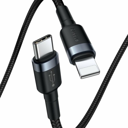 Baseus - Cafule Cable Type-C to iPhone PD 18W 1m - Gray Black