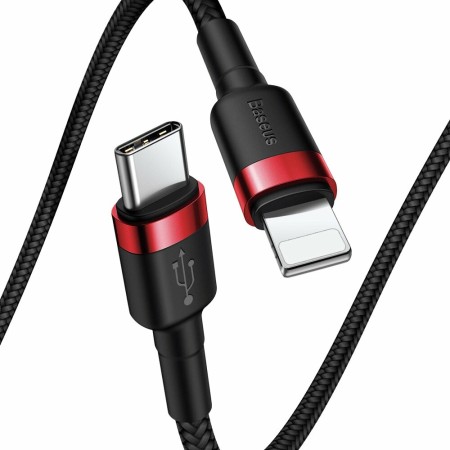 Baseus - Cafule Cable Type-C to iPhone PD 18W 1m - Red Black