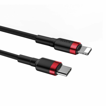 Baseus - Cafule Cable Type-C to iPhone PD 18W 1m - Red Black