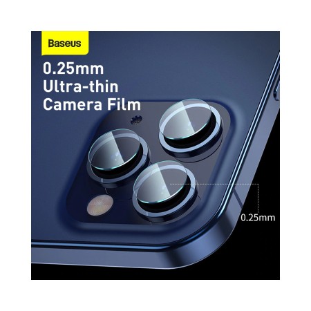 Baseus - Camera Lens Film Classic (0.25mm) - Iphone 12 Mini / Iphone 12 - Transparent