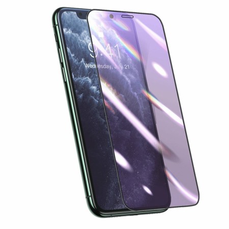 Baseus - Curved Film Classic Full Cover (0.25mm) - Iphone XR / 11 - Applicator Included - Black