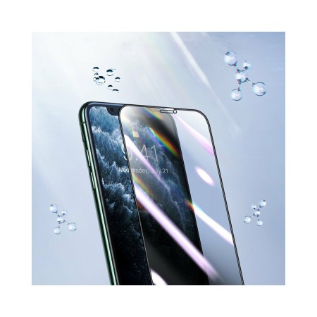 Baseus - Curved Film Privacy Full Cover (0.25mm) - Iphone X / XS / 11 Pro MAX - Applicator Included - Black