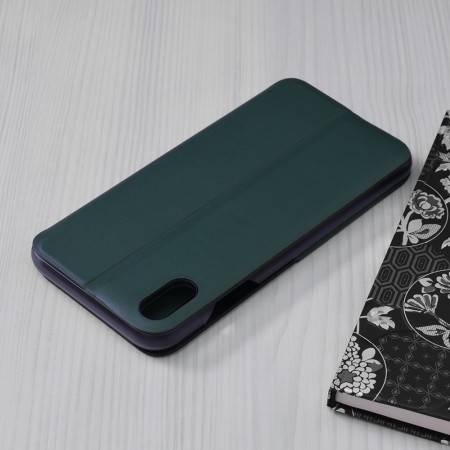 Husa pentru iPhone X / XS - Techsuit eFold Series - Dark Green