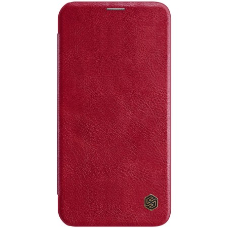 Husa pentru iPhone 12 Pro Max - Nillkin QIN Leather Case - Red