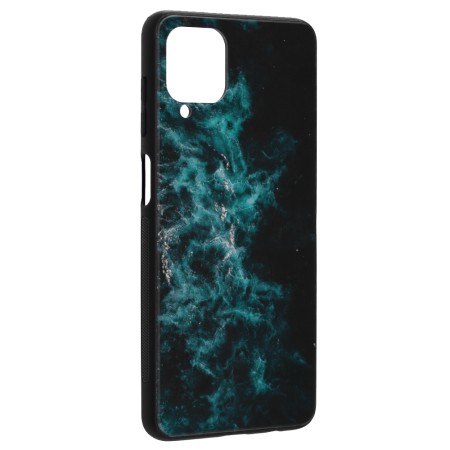 Husa pentru Samsung Galaxy A12 / A12 Nacho - Techsuit Glaze Series - Blue Nebula