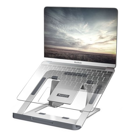 Suport Reglabil Laptop cu Diagonala 11 - 17" - Yesido (LP02) - Sliver