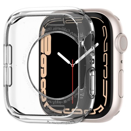 Husa pentru Apple Watch 4 / 5 / 6 / SE / SE 2 / 7 / 8 / 9 (40mm / 41mm) - Spigen Liquid Crystal (ACS04195) - Crystal Clear