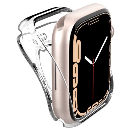 Husa pentru Apple Watch 4 / 5 / 6 / SE / SE 2 / 7 / 8 / 9 (40mm / 41mm) - Spigen Liquid Crystal (ACS04195) - Crystal Clear